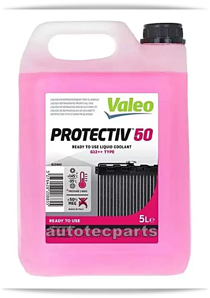 VALEO Protectiv 50 G12 Plus Plus SIOAT Ροζ  Έτοιμο   5 L -  στο Autotec Δούμας