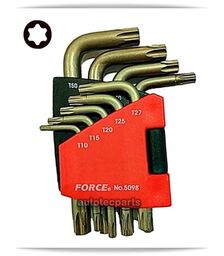 Allen Torx  Κλειδιά  Σετ 9 Tεμ. 5098 FORCE - Εργαλεία Χειρός στο Autotec Δούμας