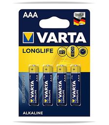 VARTA Μπαταρία  AAA LR-03 1.5 V Longlife Alkaline 4 pack -  στο Autotec Δούμας
