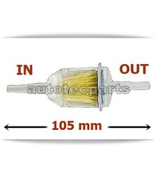 Βενζίνης Φίλτρο Μικρό Σβουράκι 6-8 mm ATD - Ανταλλακτικά & Αναλώσιμα στο Autotec Δούμας