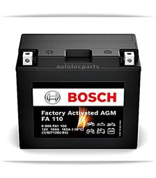 Μπαταρία AGM FA110 12V 10AH YT12B-BS + L Factory Activated  BOSCH -  στο Autotec Δούμας